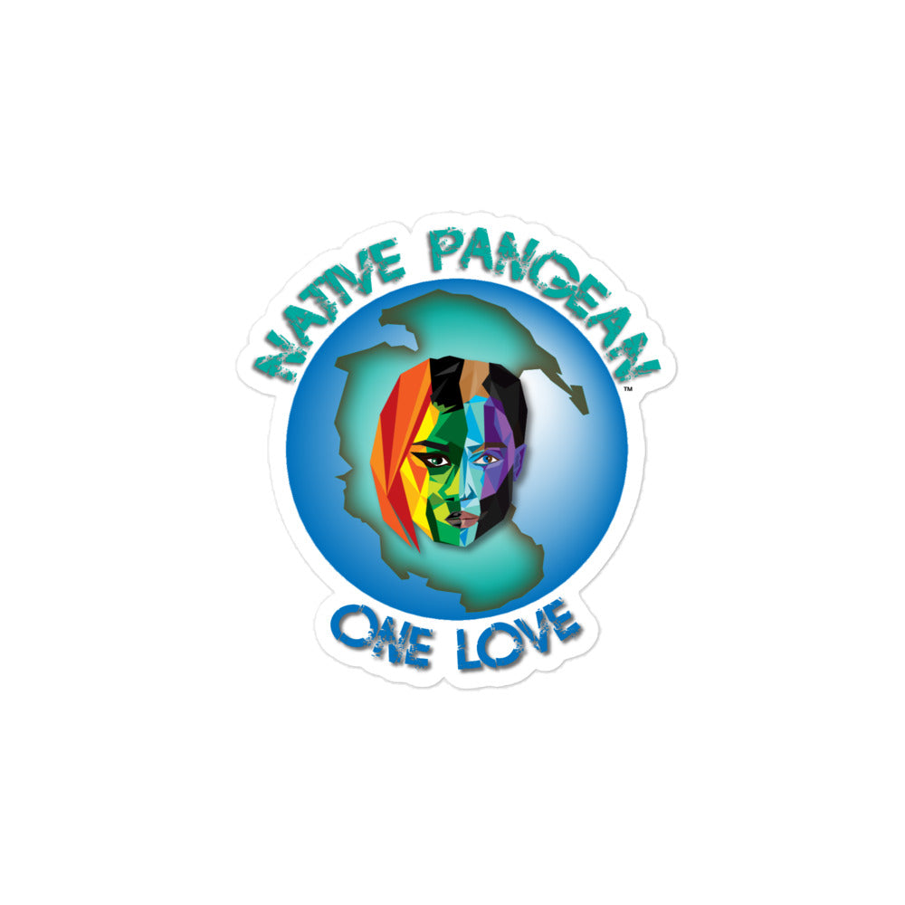 One Love Rainbow Sticker