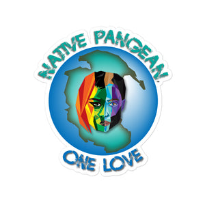 One Love Rainbow Sticker